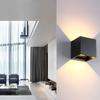 Simple Modern Square LED Wall Lamp Creative Stylish Aluminum Cube Indoor Lighting Lamp Bedroom Sanctum Aisle Stair Lighting