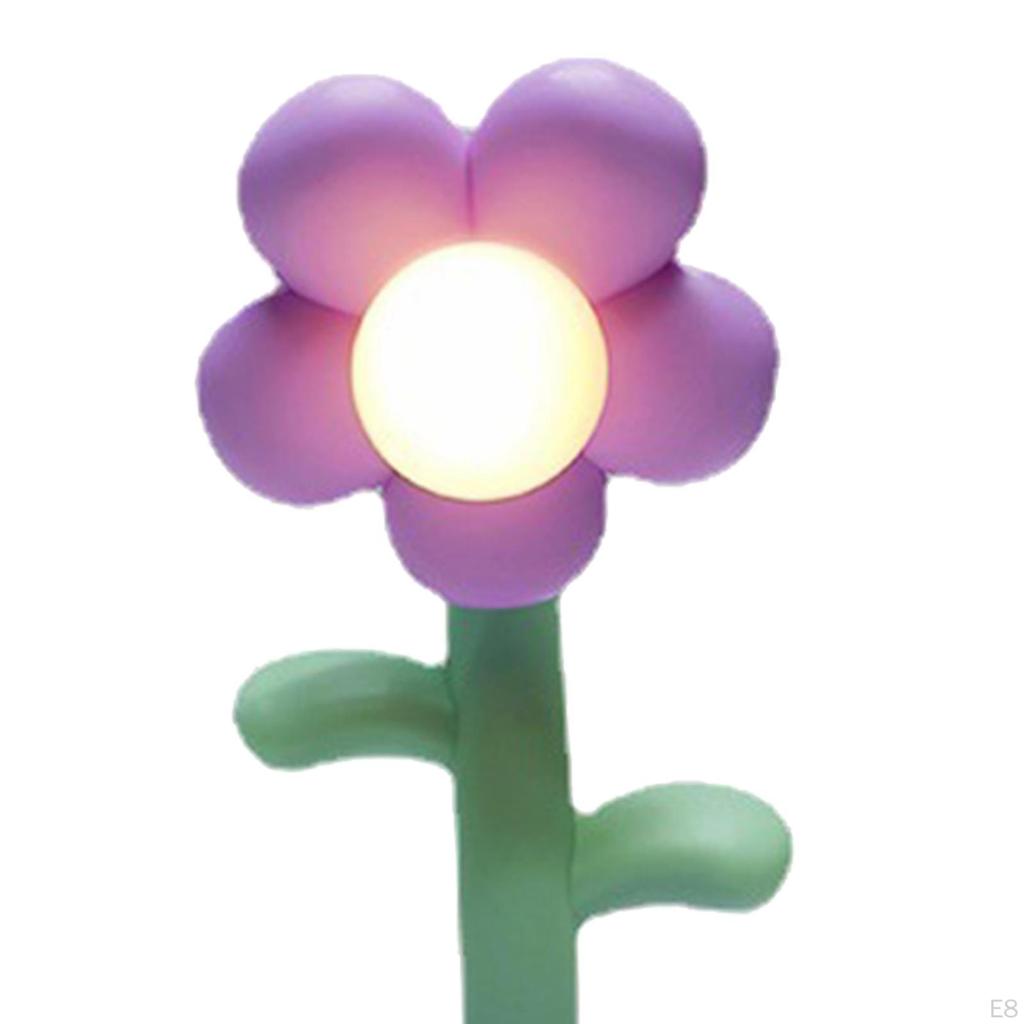 Creative Flower Table Lamp Night Light Modern for Bedside Dorm Party Decor Ornament
