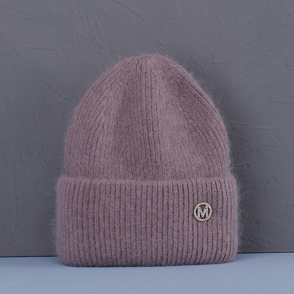 2023 new  Hot Selling Winter Hat Real Rabbit Fur Winter Hats For Women Fashion Warm Beanie Hats Solid Adult Cover Head Cap