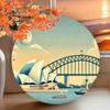 Metal Wall Decor Opera House Harbor Bridge Artwork Living Dining Office