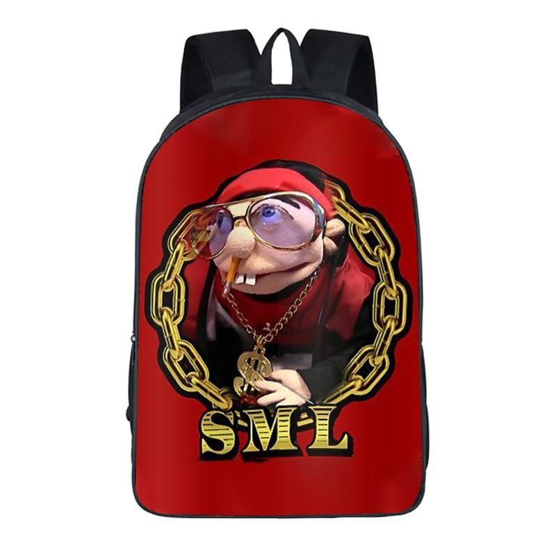 Jeffy Woodyotime Sml Cute Cartoon Pattern Children Large Backpack Capacity