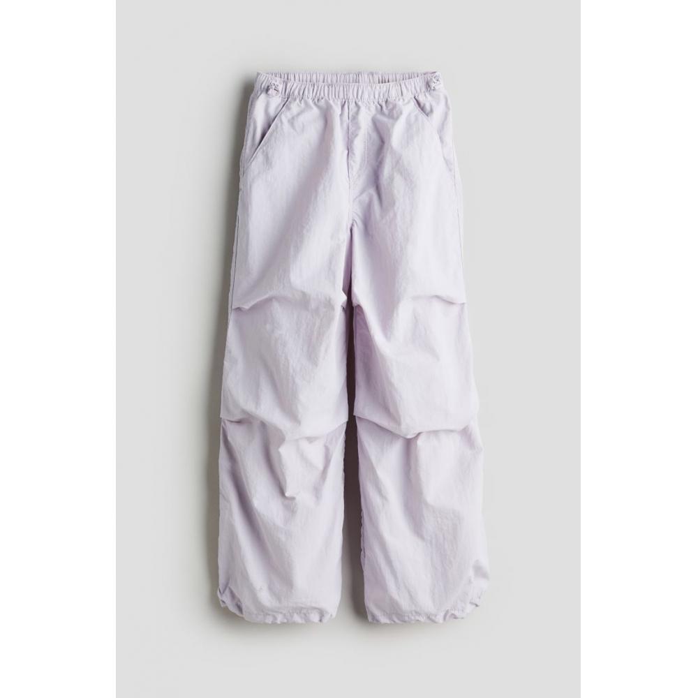 

Брюки-парашюты из нейлона HM сиреневые