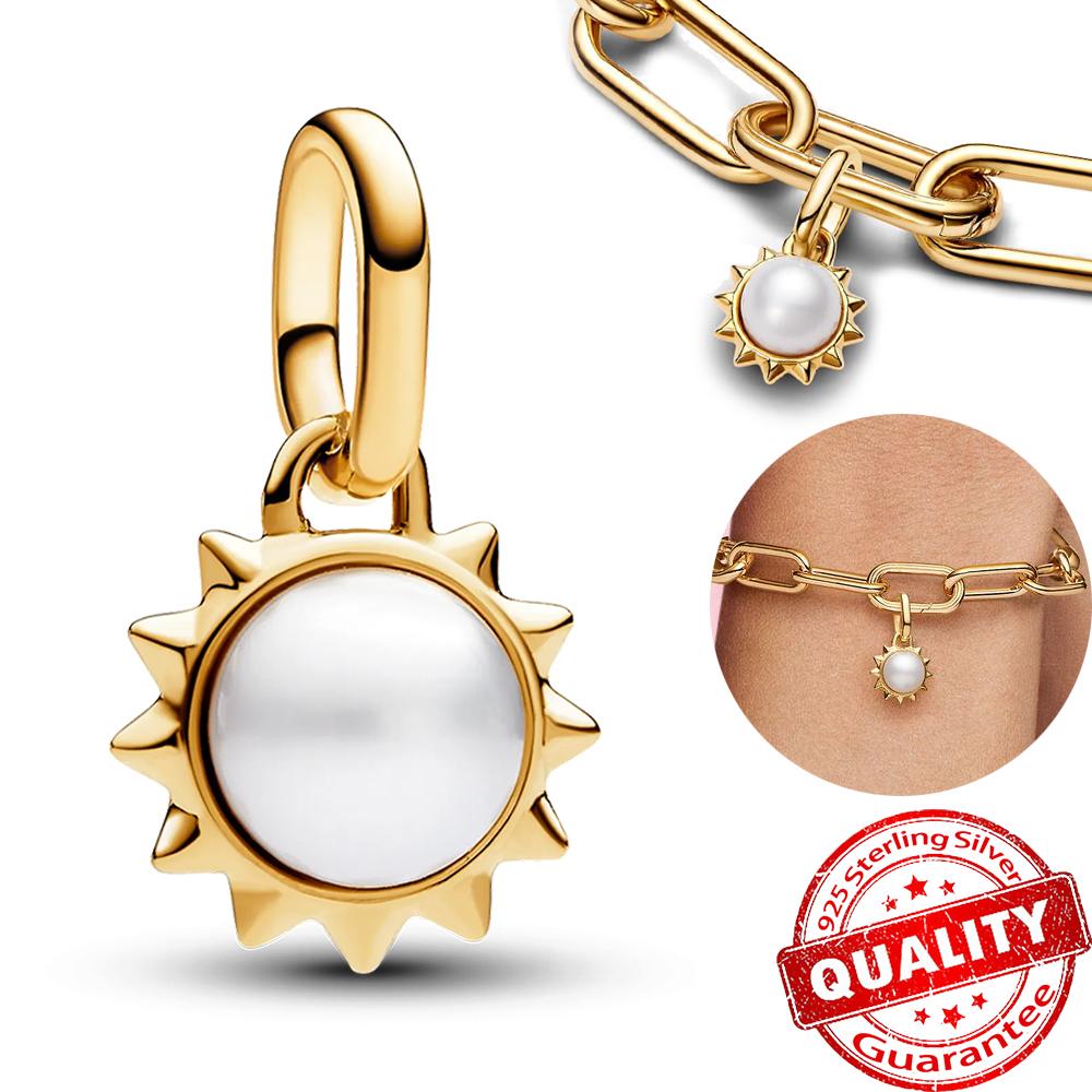 

Классическое золотое проволочное сердце и сверкающий циркон из стерлингового серебра 925 пробы, подвеска-шарм Ангел для DIY-женского браслета, аксессуары для кулона