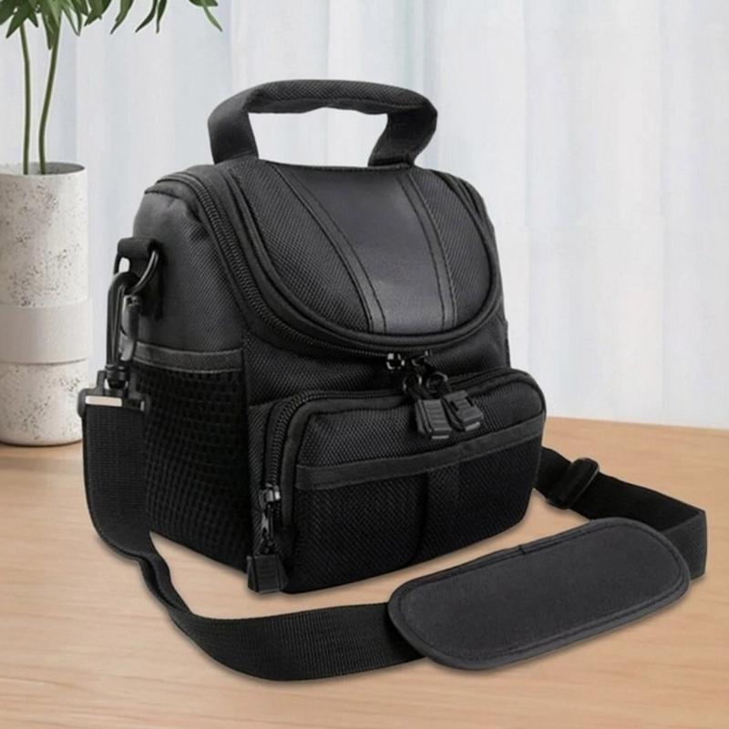 Durability Oxford Fabric Camera Bag Shockproof Sponge Lining Water Resistant Nylon Shoulder Pack For DSLR Cameras