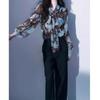 Cardigan chemise en mousseline bleue protection solaire - Arrivage Printemps 2026 Femme