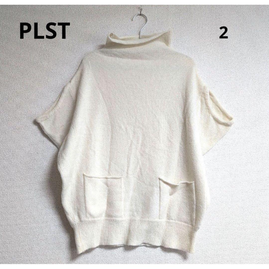 PLST Dolman Sleeve Turtleneck Short Sleeve Sweater Size 2 Women