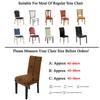 Jacquard Dining Chair Slipcover Chair Furniture Protector Stretch Chair Covers for Dining Room, Restaurant, Kitchen, Party,Hotel