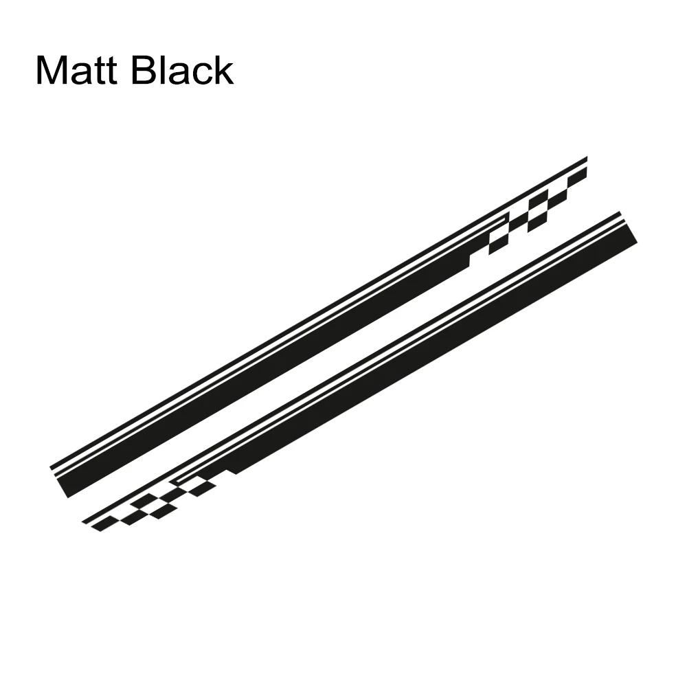 Car Body Side Door Stickers Racing Stripes Vinyl Decals Auto Decoration Accessories For Ford Fiesta MK7 3 Door ST 2008 - 2017