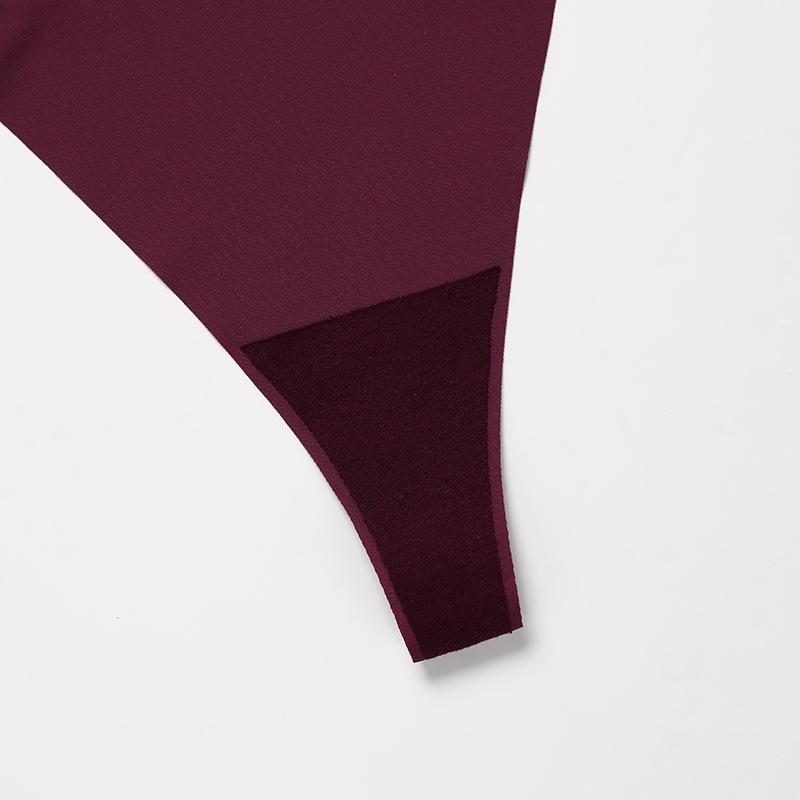 European and American seamless low-rise thong letter cotton crotch sports fitness underwear sexy briefs