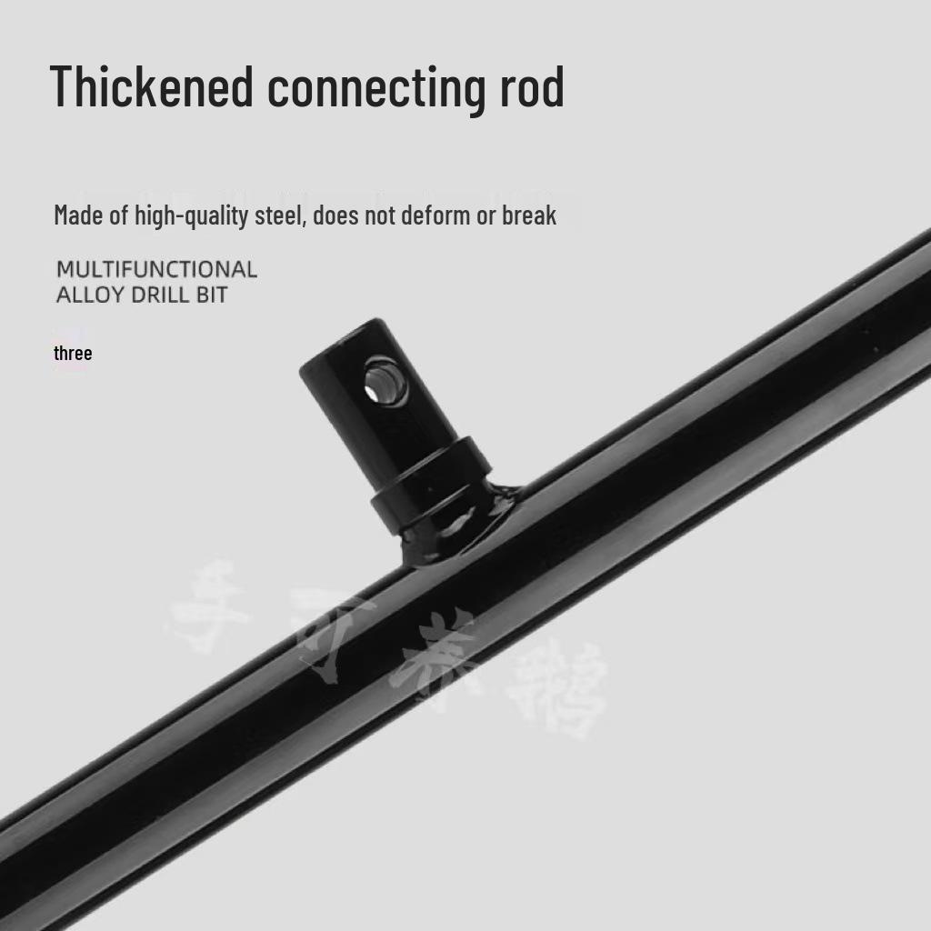 Extra Long Auger Drill Bit Extension for Electric Drills: Heavy-Duty, Universal Fit for Impact and Water Drilling