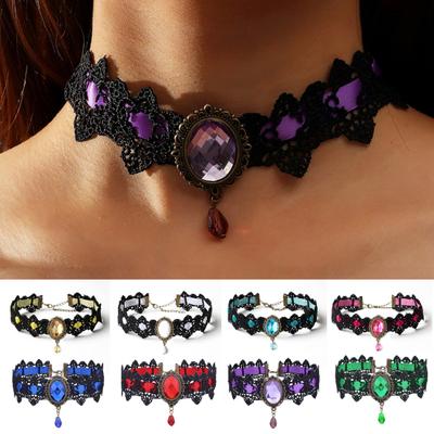 Choker Necklace Aesthetic Female Decorative