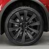 22Inch Car Styling Wheel Hub Center Cap Decoration For Tesla Model X Auto Tire Center Cover Badge Decal Accessories