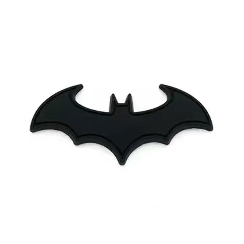 Car 3D Metal Bat Car Sticker Personalized and Fashionable Third Generation Bat Modification Tail Badge Hood Emblem