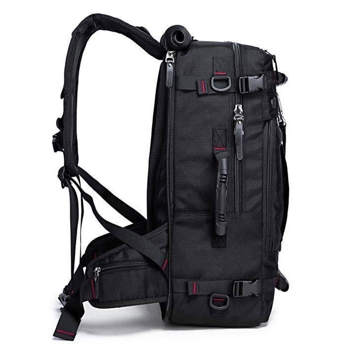 Motorcycle Backpack - Bagtecs HK4 - 45L - 1680D Ballistic Nylon - Water-repellent - Convertible Into a Saddlebag