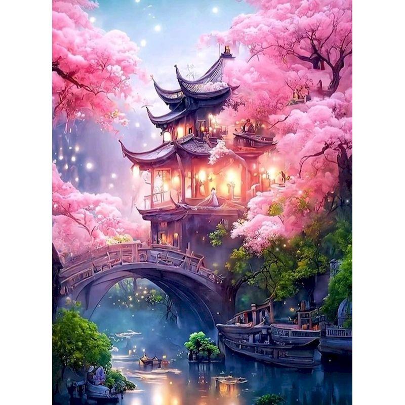 

CHENISTORY Diamond Art Painting Tree Kits Diamond Mosaic New Arrival Embroidery Landscape Cross Stitch Wall Art Home Decor Full Round 20X30cm