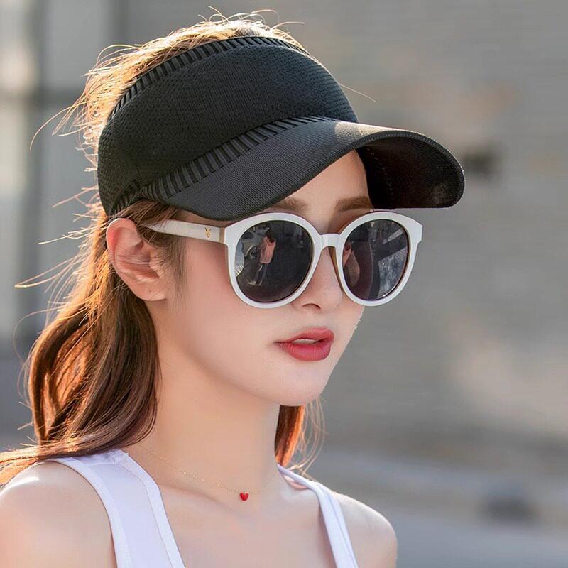 Summer Breathable Visor Hat Outdoor Sports Openwork Mesh Sun Protection Hat, Uv Protection Sun Hat