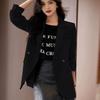 Suit Jackets Women Clothing Blazer Spring Autumn Coat Korean Chic Long Sleeve Tailored Buttons Solid Coats