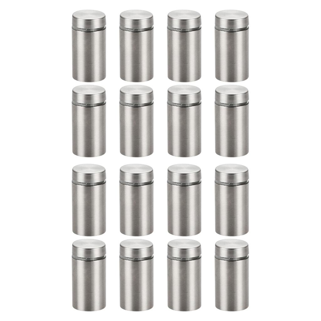 Practical Sturdy Stainless Steel Signboard Fixing Screws Pack of 16 Convenient for Commercial Displays Solution