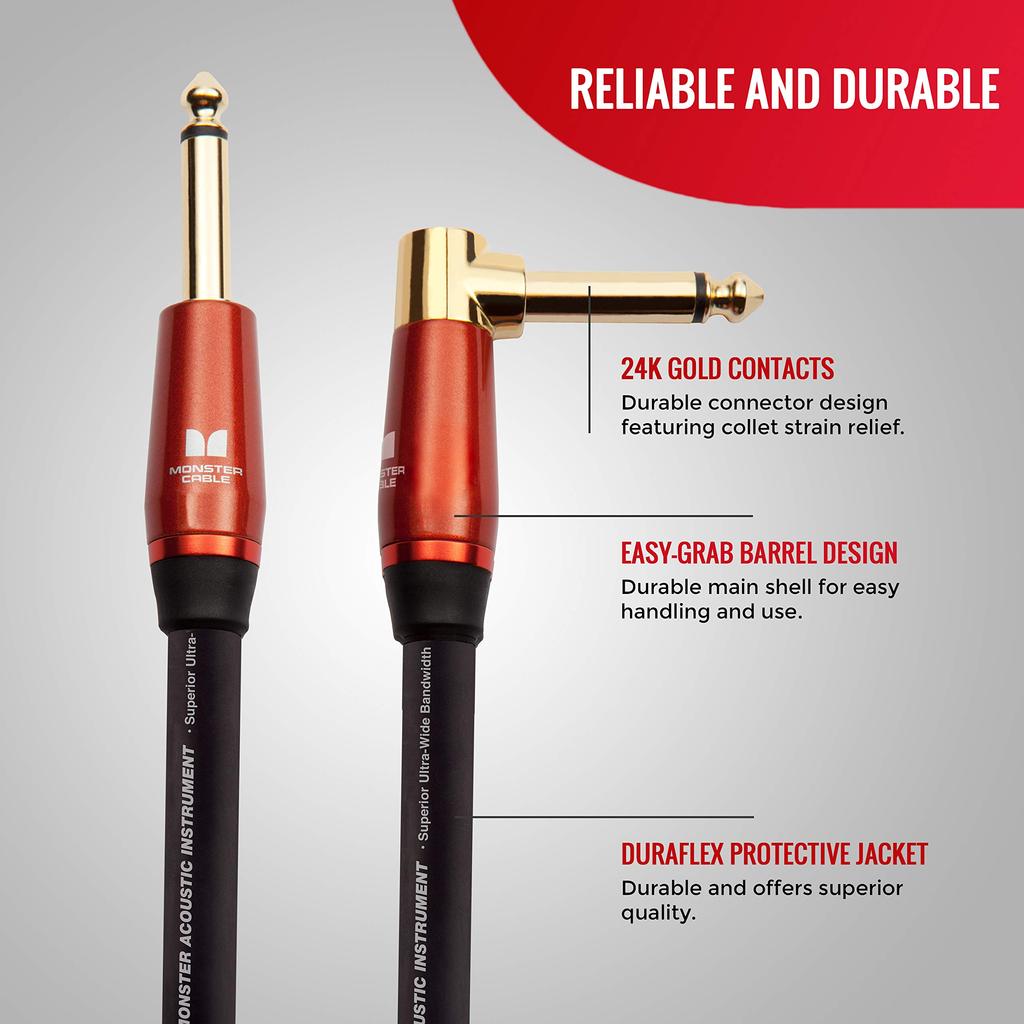 MONSTER CABLE Instrument Cable Acoustic Guitar Cable Length 12ft Direct XL Plug M 600557 ACST2-12A []