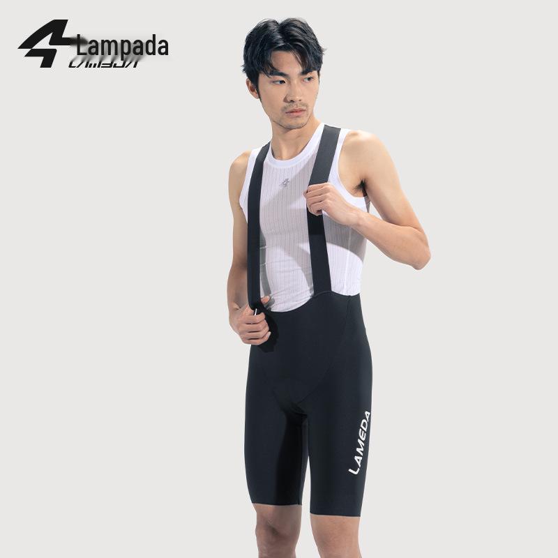 Lampaida Quick-Dry Men's Cycling Bib Shorts - Breathable for Spring/Summer