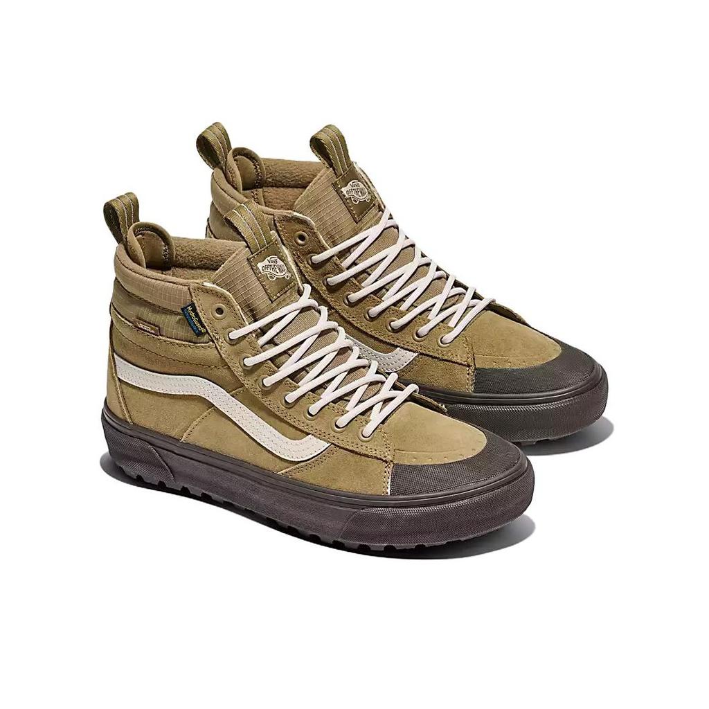 Vans Sk8-Hi Waterproof MTE Olive Drab Green Unisex Sneakers Tan Brown VN000CVTCX6