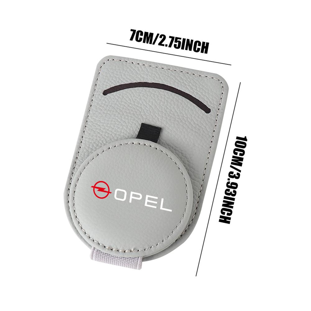 1Pcs Car Glasses Frame Sun Visor Fold Sunglasses Storage Fastener Holder For Opel OPC Astra J K Insignia Corsa Car Wheel Hubcap YU1