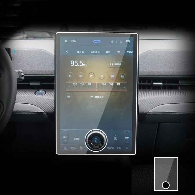 Screen Protection Film For Ford Mustang Mach-E Navigation GPS LCD Dashboard Tempered Glass Protector Anti-scratch HD -