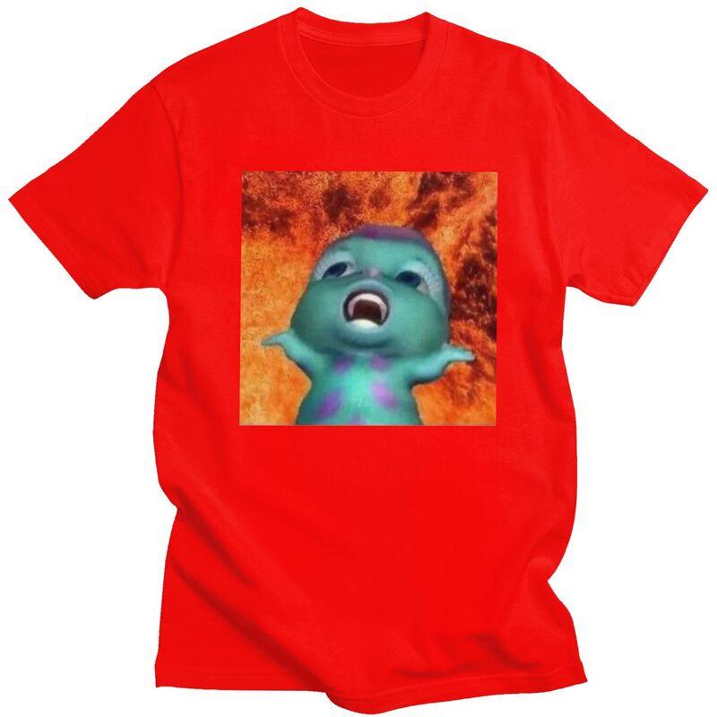 Custom Bibble Singing Meme T Shirts for Men Pure Cotton Tee Tops Tshirts ShortSleeve Fashion Tshirt Clothing