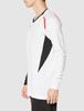 Volleyball Game Shirt, Long Sleeve, Moisture-Wicking, Quick-Drying, Junior Available, V2MA2122, Unisex, White x Black x Chinese Red, Size L