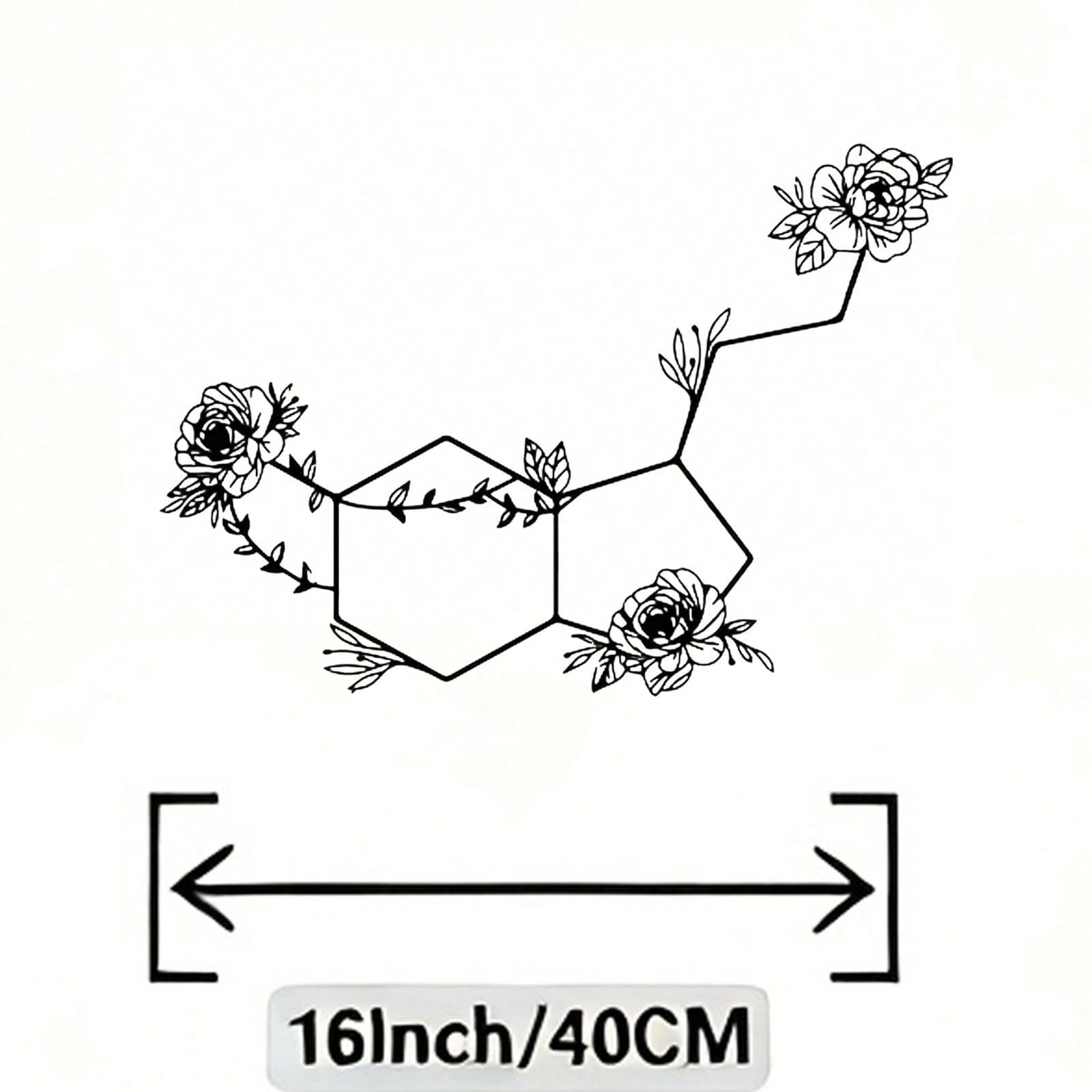 Bohemian Molecule Metal Wall Art Modern Minimalist Iron Craft разноцветный