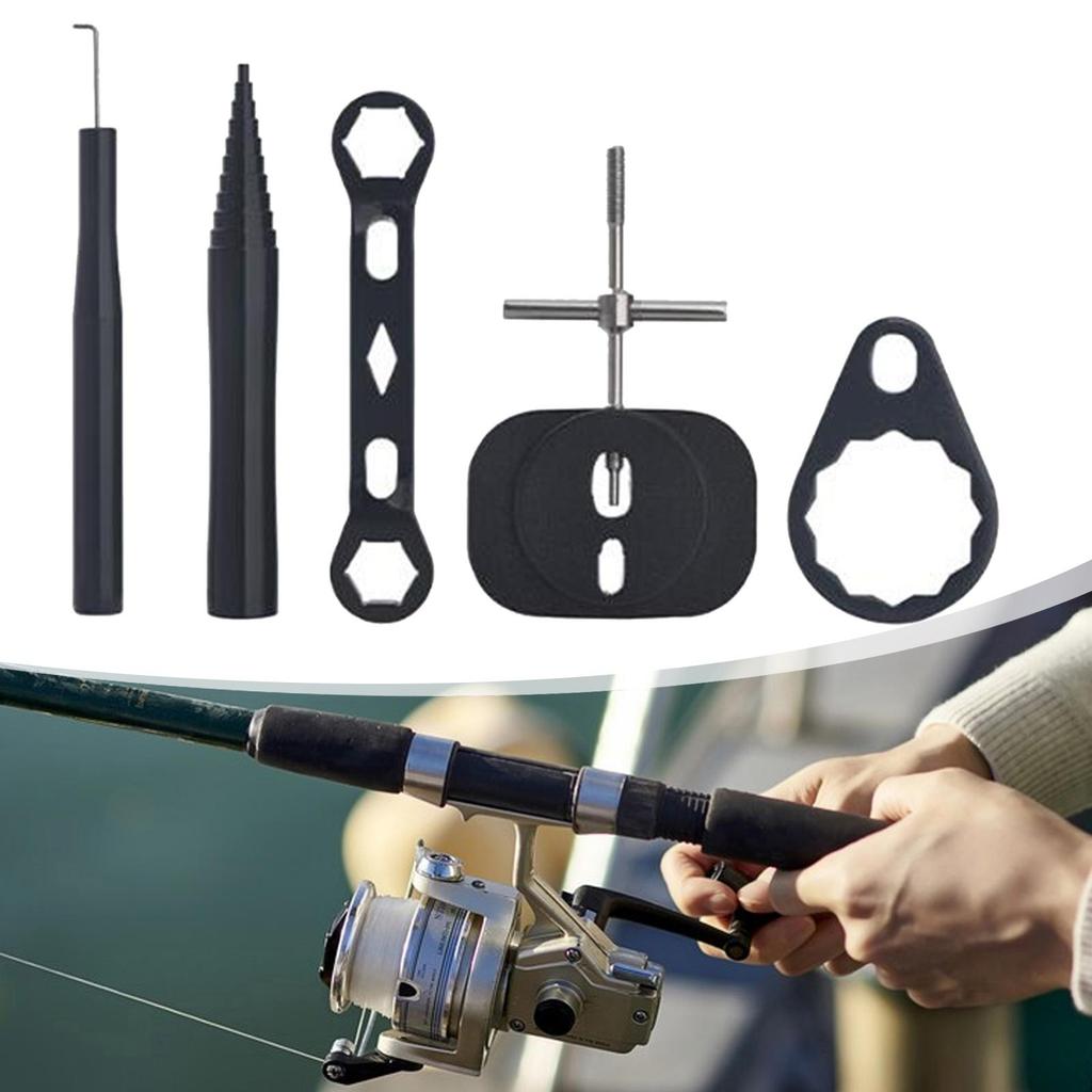 Fishing Wheel Disassembly Tool Maintenance Wheel Wrench for Low Profile Reel