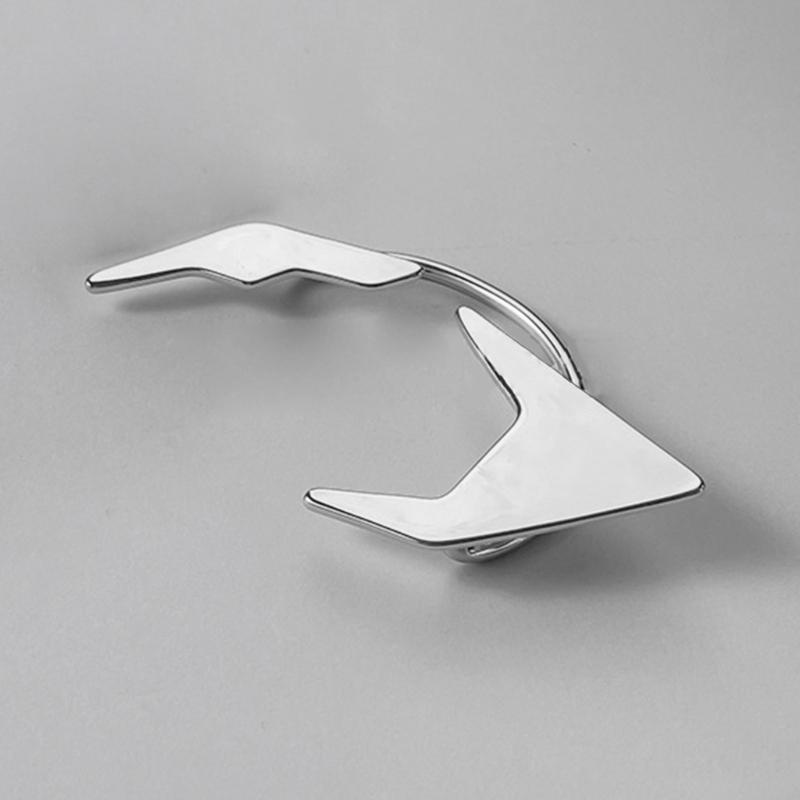 Punk Earrings Cyberpunk Ear Wrap No Piercing Ear Clip Ear Climber Earrings Gothic Jewelry for Halloween Women Men Party