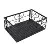 Balcony Flower Pot Stand Thickened Iron Decorative Patio Railing Shelf With Retainers for Windowsill