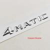 3D ABS Car Letters 4MATIC 4 MATIC Badge Sticker Rear Trunk Badge Emblem For Mercedes Benz C E G S GLC GLS Class AMG Accessories RV1