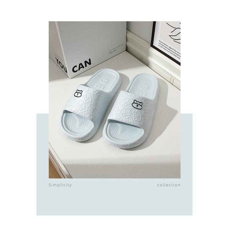 Lato Duży Rozmiar Uroczy Miś Do Wewnątrz Umeblowanie Domu Sandały Kąpielowe I Kapcie Dla Mężczyzn I Kobiet Ten Sam Styl