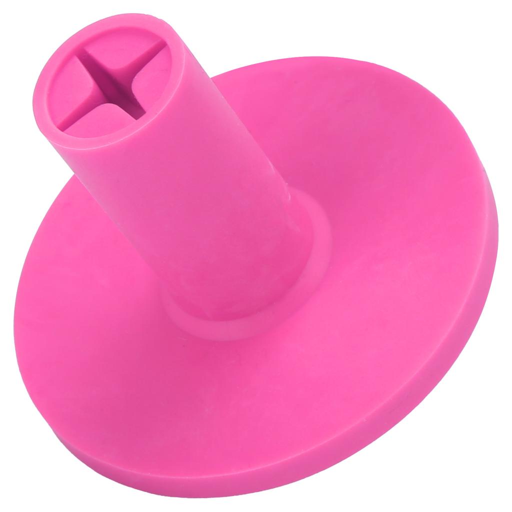 38mm Golf Rubber Tee Holder Golf Training Aid for Driving Range and Practice MatPink