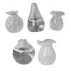 4/5/6/8/9/10/12/14Pcs/Set 3D Flower Vase Fridge Magnet Home Office Kitchen Locker Refrigerator Mini Ceramic Vase Magnetic Decoration Ornament