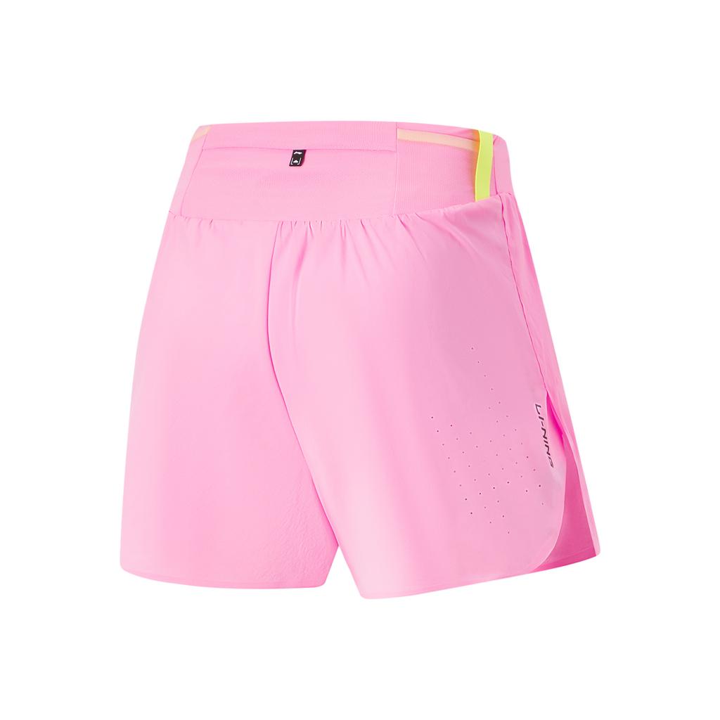 Li-Ning Comfortable Breathable Quick-Dry Sports Shorts Women Shorts Pink AKSU004-5