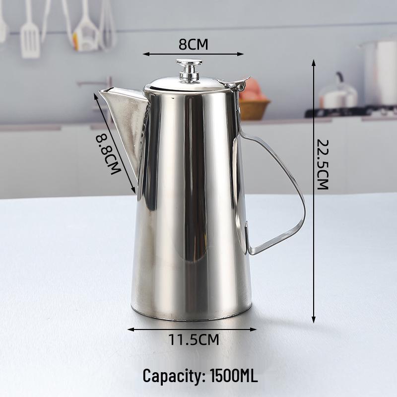 Thickened Stainless Steel Water and Soup Pitcher for Restaurants and Hotels