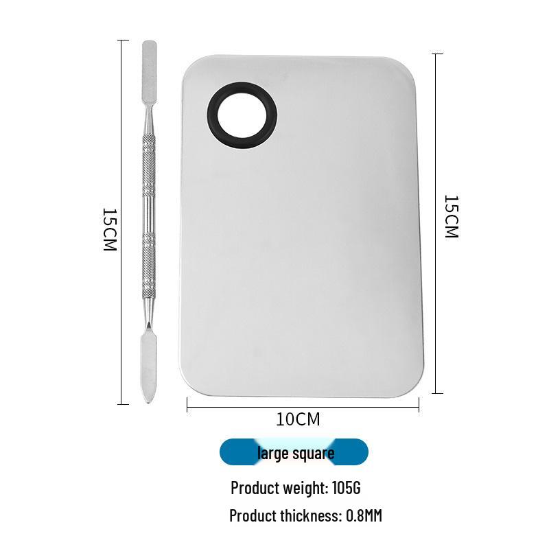 Stainless Steel Nail Art Palette Paint Tray