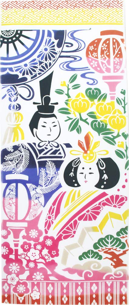 Kenema Tenugui Hand Towel Hinamatsuri Decorative Dolls