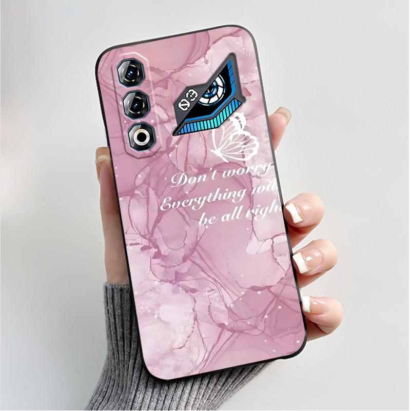 For ZTE Nubia Neo 3 Neo3 GT 5G Case Z2465N Shockproof Silicone TPU Butterfly Flower Back Cover For Nubia Neo 3GT Soft Phone Case