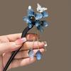 New Chinese Style Retro Hairpin, Antique Style Headpiece with Large Flower Tassels, Step Rocking Hairpin, Hanfu Braided Hair Accessory Hair Accessory.