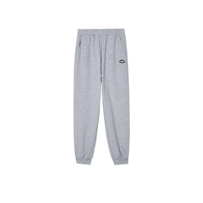 Sport Lifestyle Series Versatile Comfortable Trendy Mid-Rise Tapered Knit Joggers Women Joggers Gray L424W098-004F