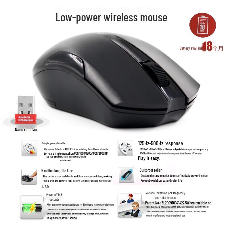 Bezprzewodowa mysz A4Tech G3-200N