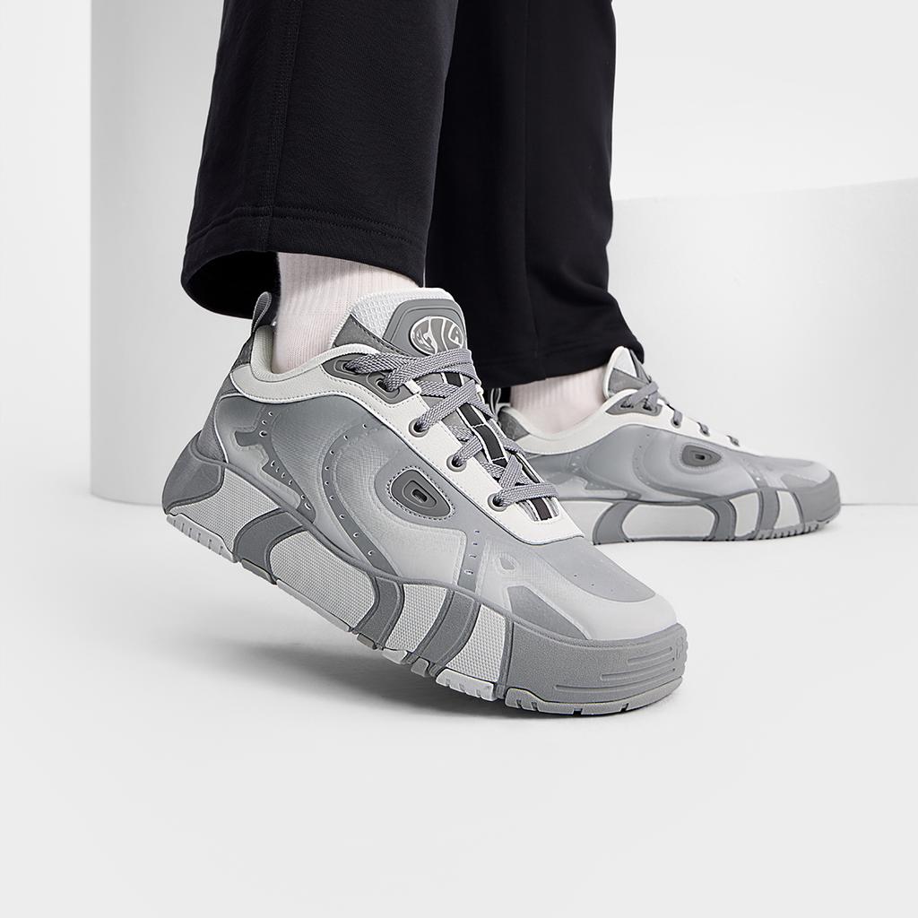 New FILA MELT Low Top Skateboard Shoes Men's Gray F12M431201FAV