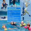 Anneaux de natation flottants en mousse, couleur unie, pour chevilles et bras, avec boucles à libération rapide, équipement d'entraînement à la natation