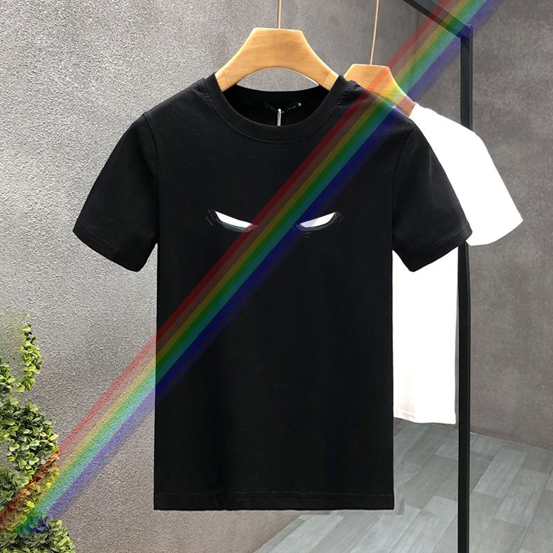 New Luxury Brand High Quality 100% Cotton Printing Couple Tees Summer Harajuku For Men/Women Short Sleeve T-shirt Asian Size