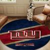 New York Giants Logo Round Mat, Anti-slip Circle Carpet Chair Rug For livingroom,Bedroom, Doormat Home Decor Gift Christmas Gifts