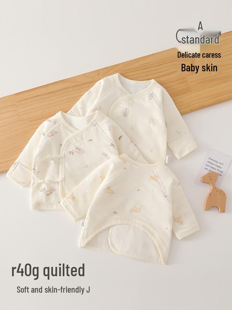 Herbst-Winter Reiner Baumwolle Neugeborenen Halbrücken Babykleidung, Nahtloses Design | Anyang Baby- und Kinderbekleidung
